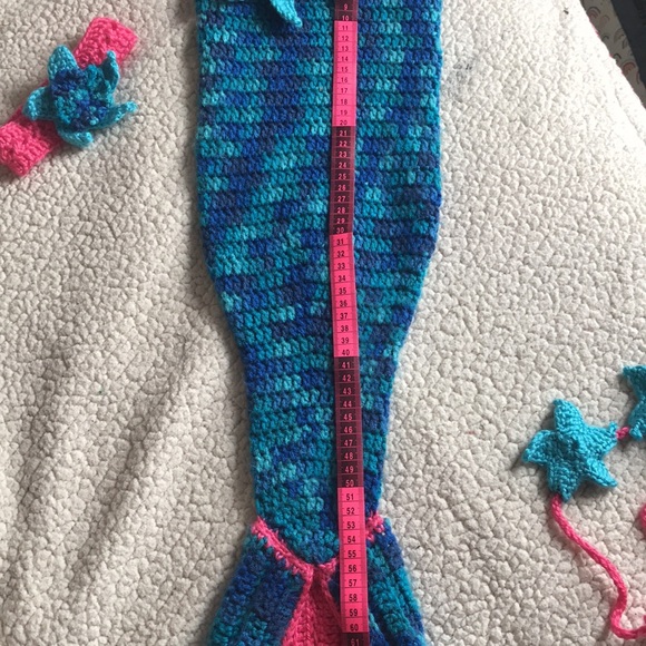 Handmade Infant Mermaid Costume - Picture 5 of 6